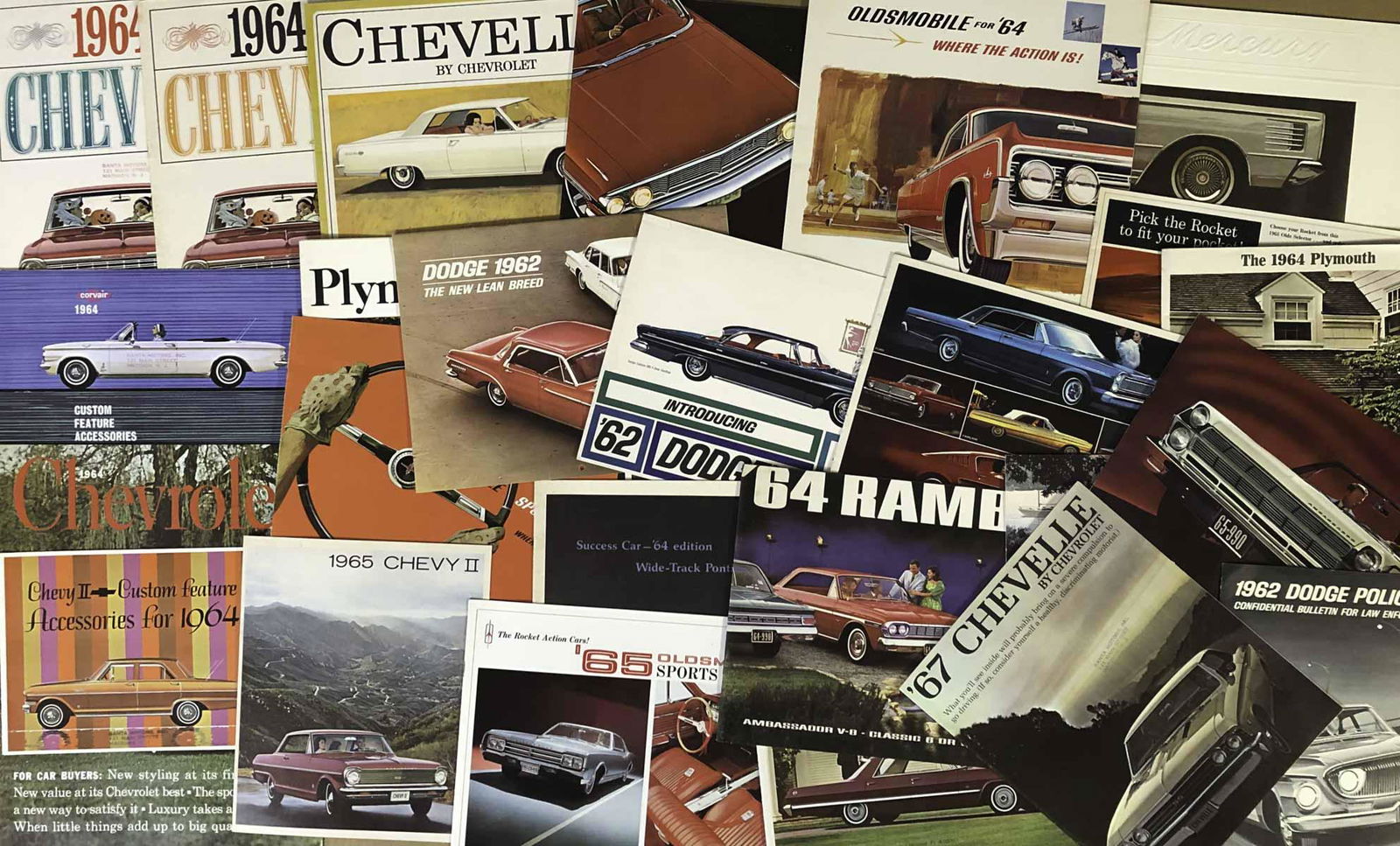 1960’s US mixed make  brochures (1 of 1)