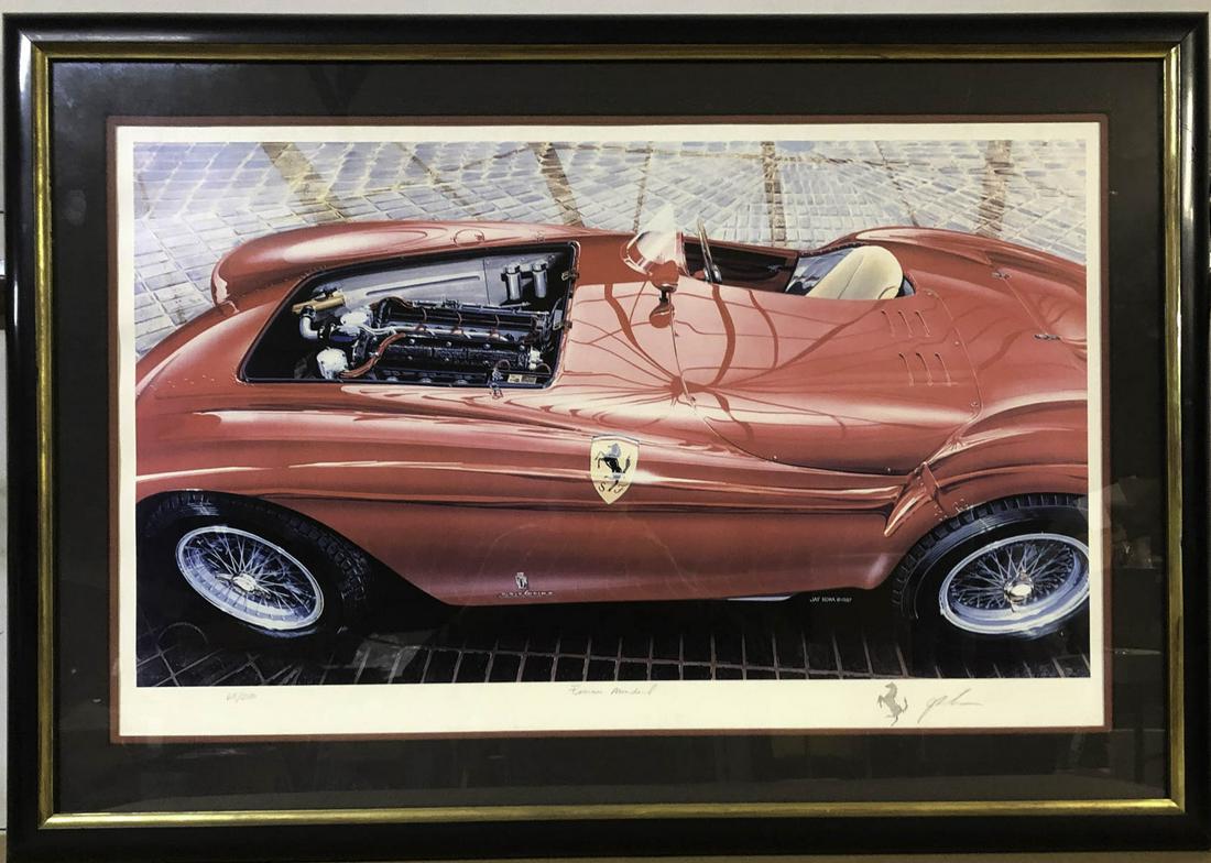 Ferrari Mondial framed print (1 of 2)