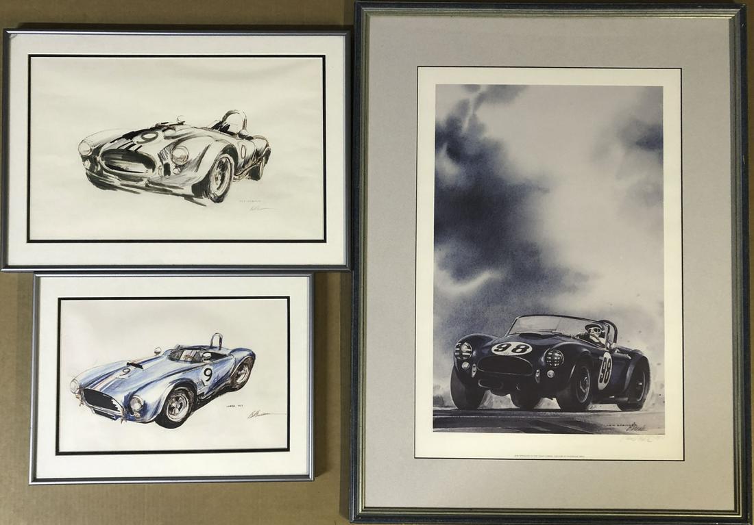 Three Cobra related framed display pieces (1 of 2)