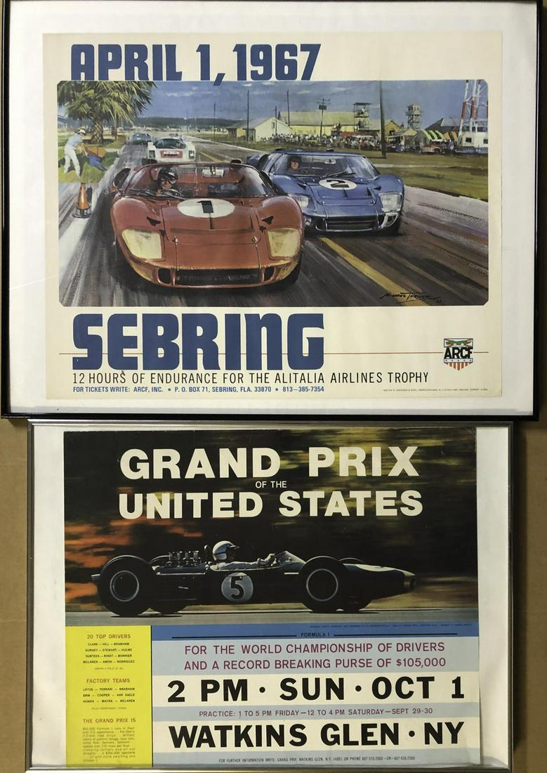 Two 1967 US race event posters (1 of 2)