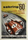 1960 Sebring 12 Hour original event poster