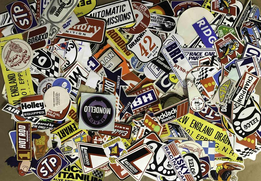 Patches and stickers: UPDATE: Patches are reproductions. Patches and stickers - embroidered patches from New England Dragway, incl 100, 125, 150, 165, 175 MPH, Winston Cup, New England and hundreds of racing related adhesi