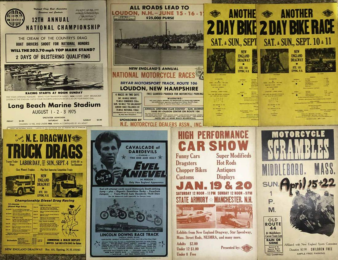 Fourteen posters - motorcycle and other subjects (1 of 2)