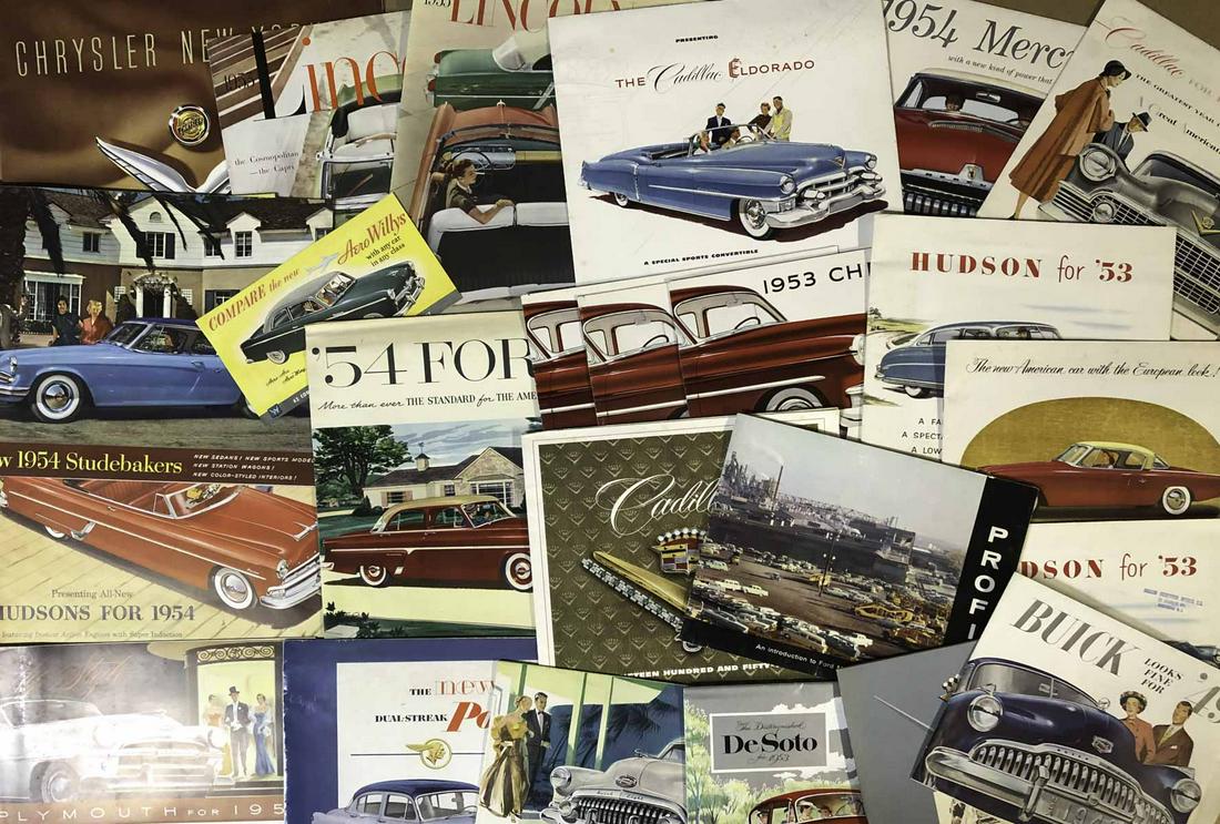 Misc 1950’s US brochures (1 of 3)