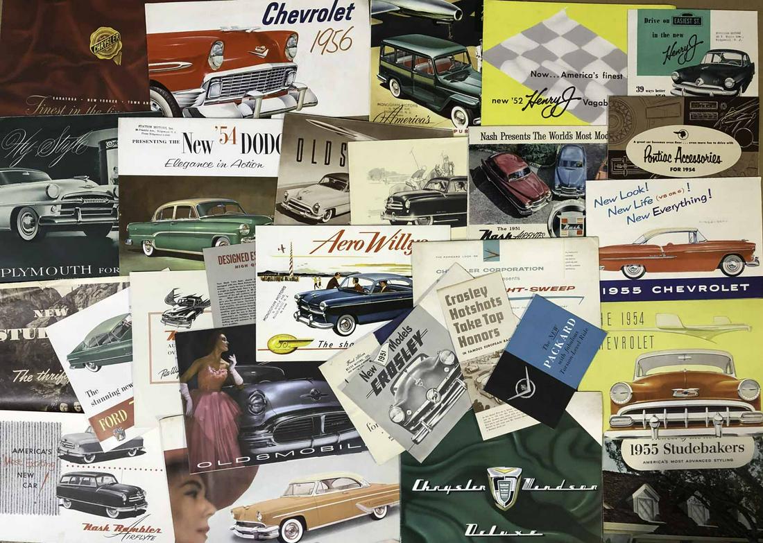 Misc 1950’s US brochures (1 of 3)