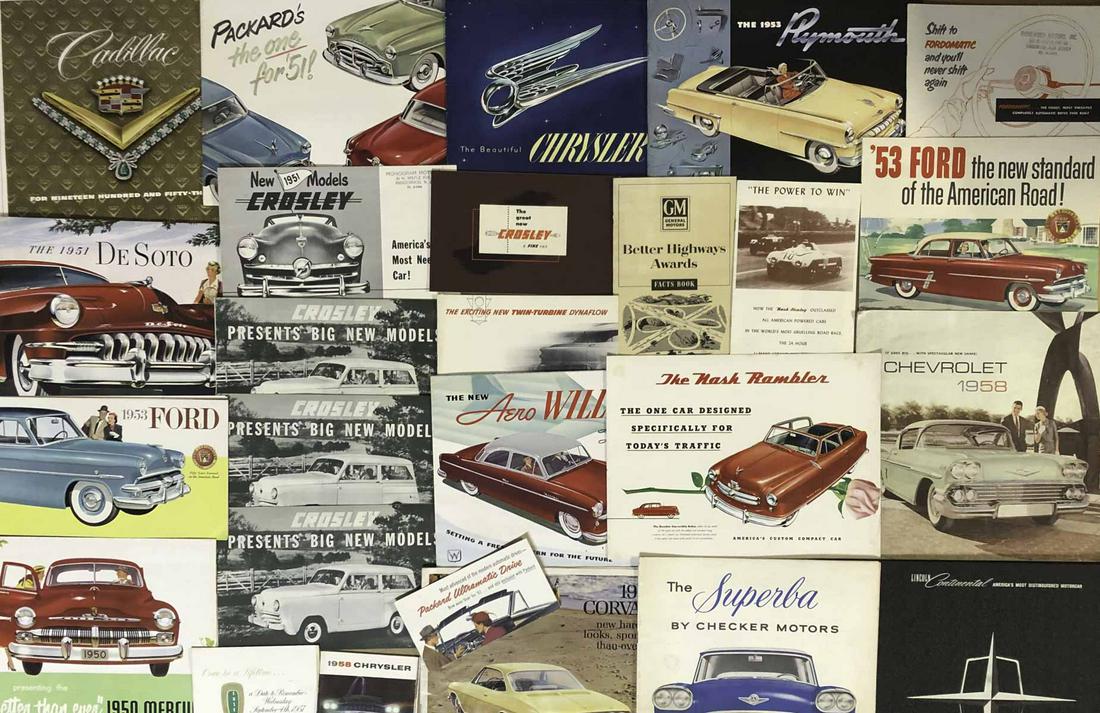 Misc 1950’s US brochures (1 of 3)