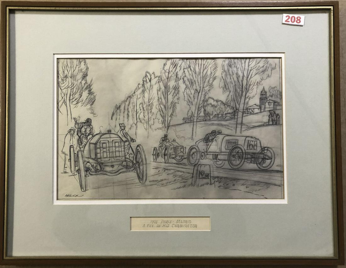 Peter Helck original pencil  drawing (1 of 2)
