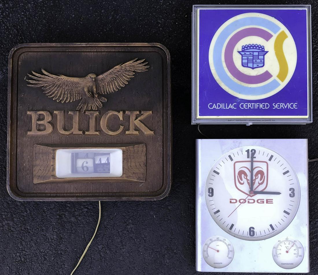 Three auto dealer items (1 of 2)