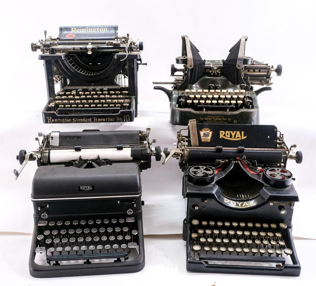 Four Vintage Typewriters (1 of 6)