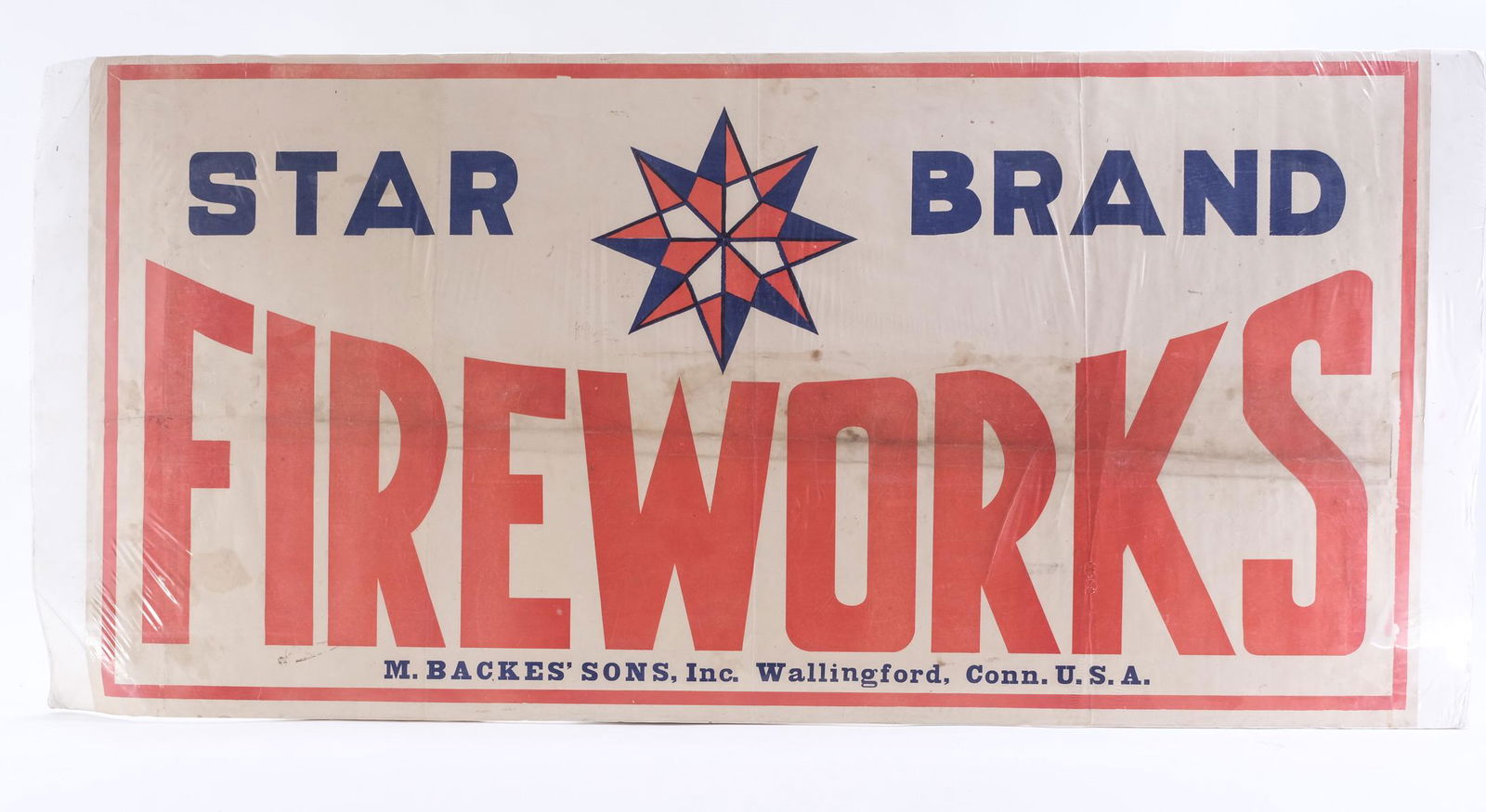 Star Brand Fireworks Large Poster (1 of 3)