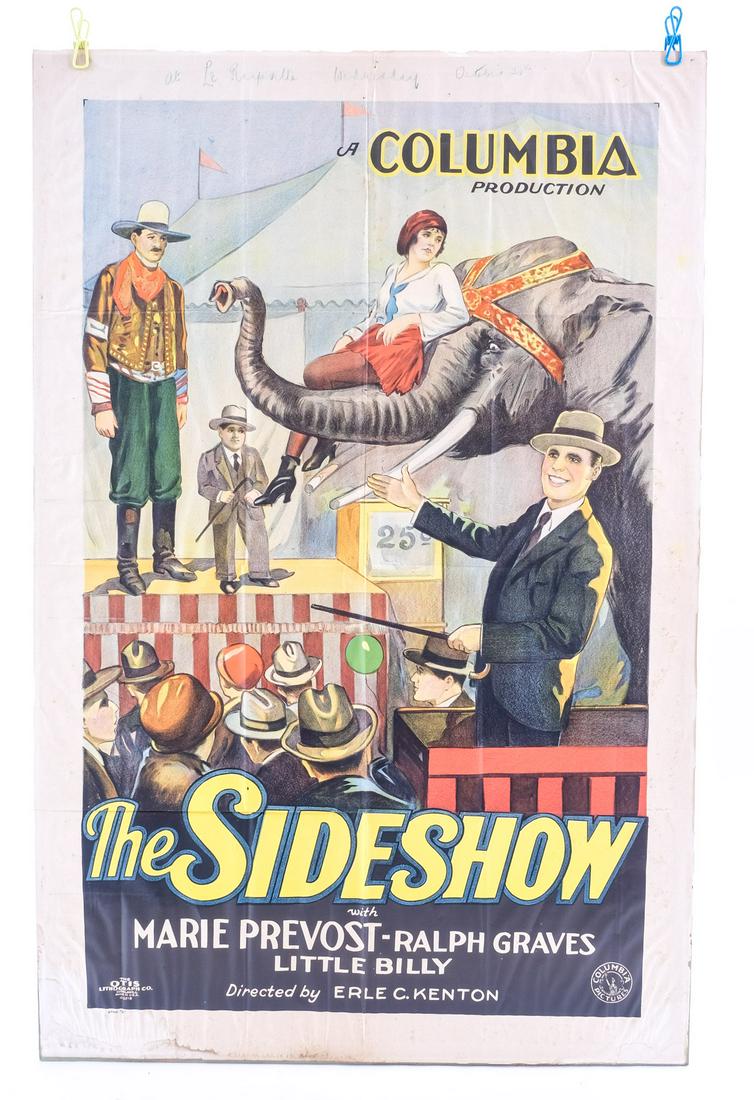 Early Movie Poster - The Sideshow (1 of 4)