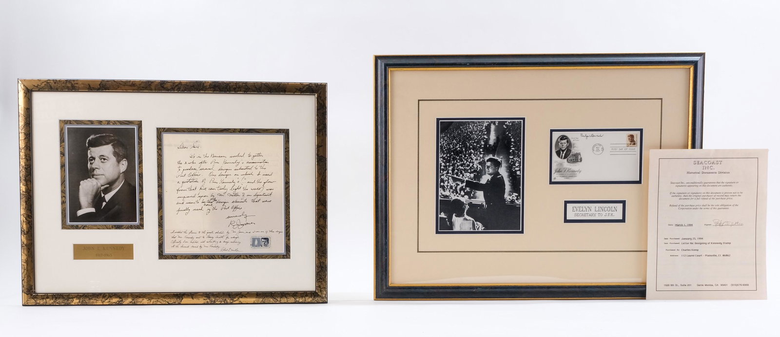 President Kennedy Related Postal Documents (1 of 6)