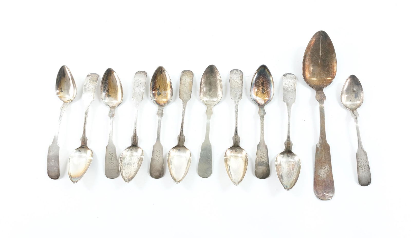 12 coin silver spoons (1 of 5)