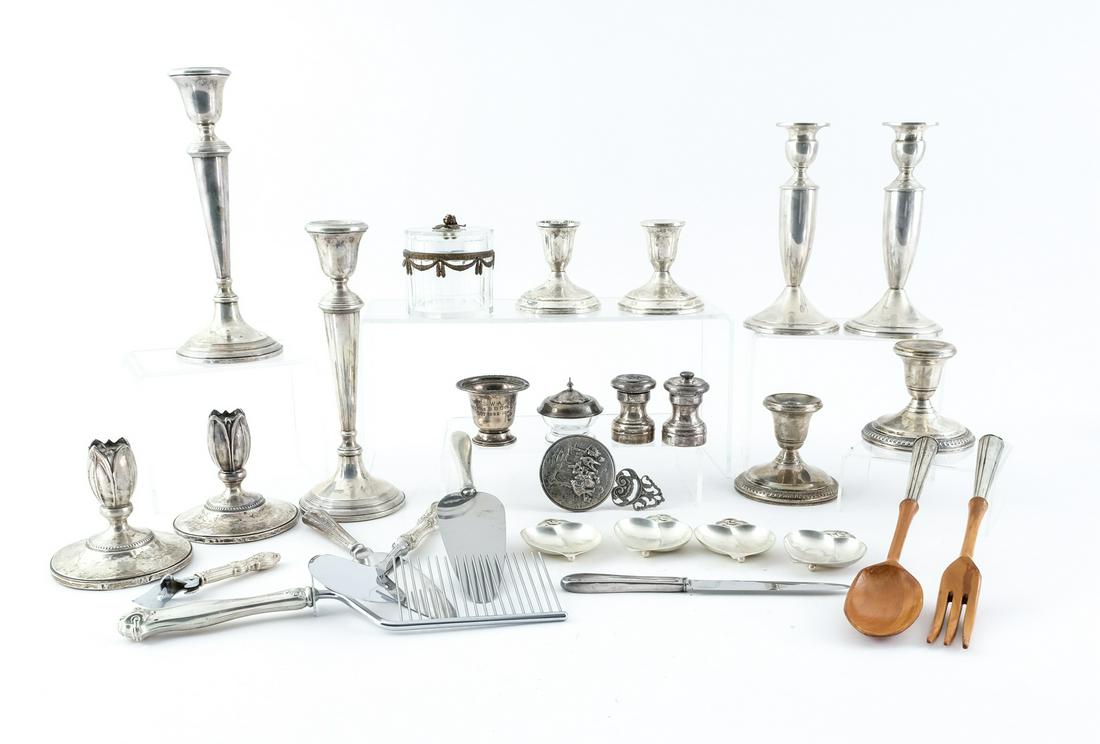 Estate Silver Lot - Plate and Weighted (1 of 8)