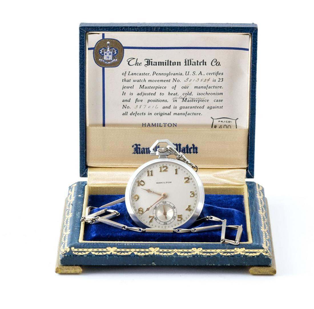 Hamilton masterpiece hotsell pocket watch