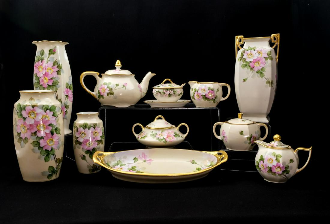 13 Pieces - Walter Wilson Painted Porcelain (1 of 9)