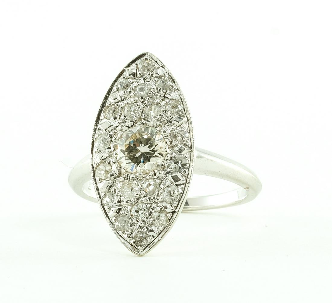 Brogan 14K White Gold and Diamond Ring (1 of 7)