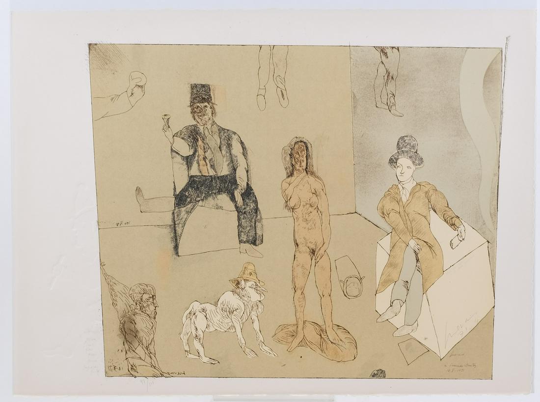 Jose Luis Cuevas, "Recollections" (1971) (1 of 5)