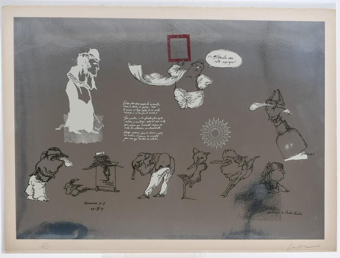 Jose Luis Cuevas, "Mirate en Este Espejo" (1969) (1 of 4)