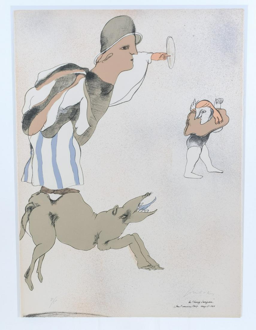 Jose Luis Cuevas, "To Harry Langdon" (1969) (1 of 3)