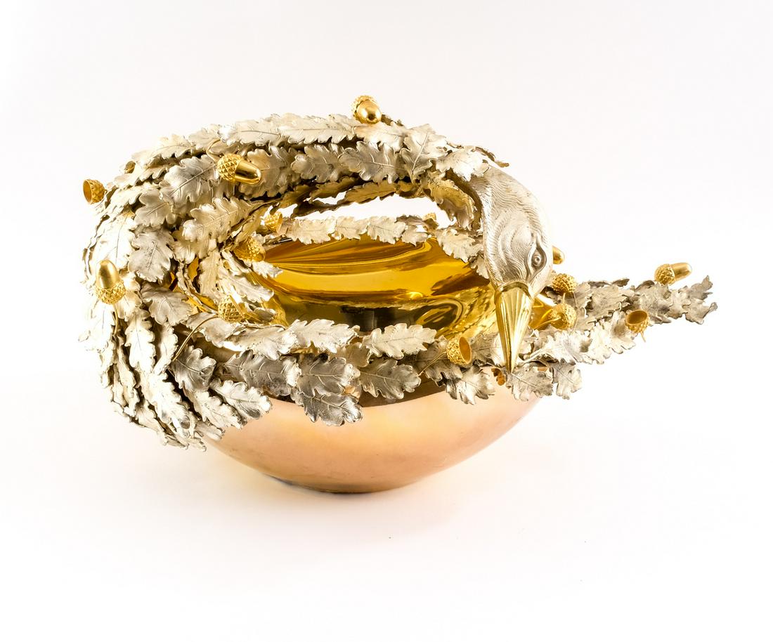 Egidio Broggi Milano Swan Centerpiece (1 of 4)