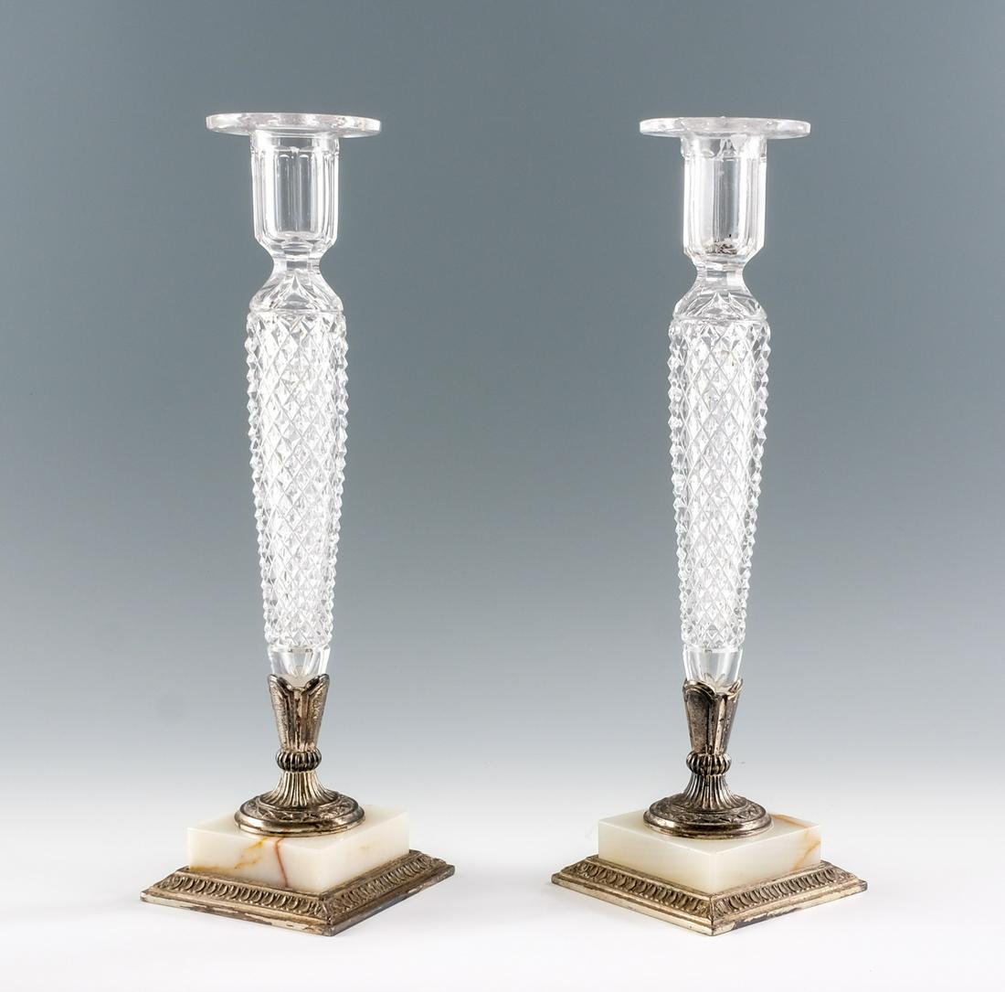 Pair of Pairpoint Candlesticks (Silverplate) (1 of 4)