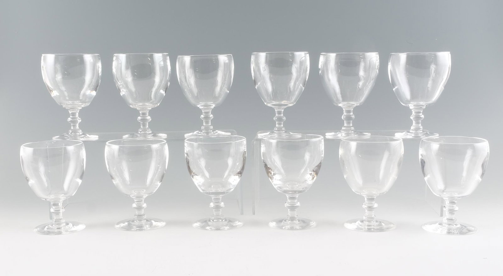 12 Steuben Water Goblets (1 of 7)