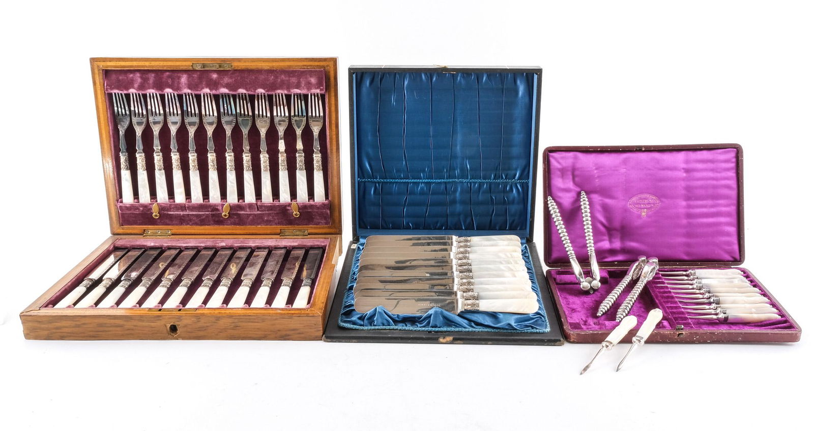 3 Mother of Pearl Flatware Sets (1 of 6)