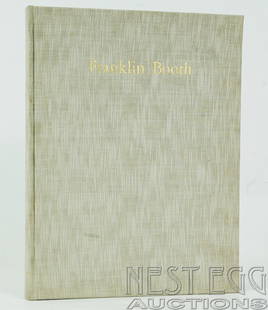 Franklin Booth: 60 Repros. From Original Drawings: Franklin Booth: Sixty Reproductions From Original Drawings With An Appreciation By Earnest Elmo Calkins And An Introduction By Meredith Nicholson. Robert Frank: New York. 1925. Light colored cloth