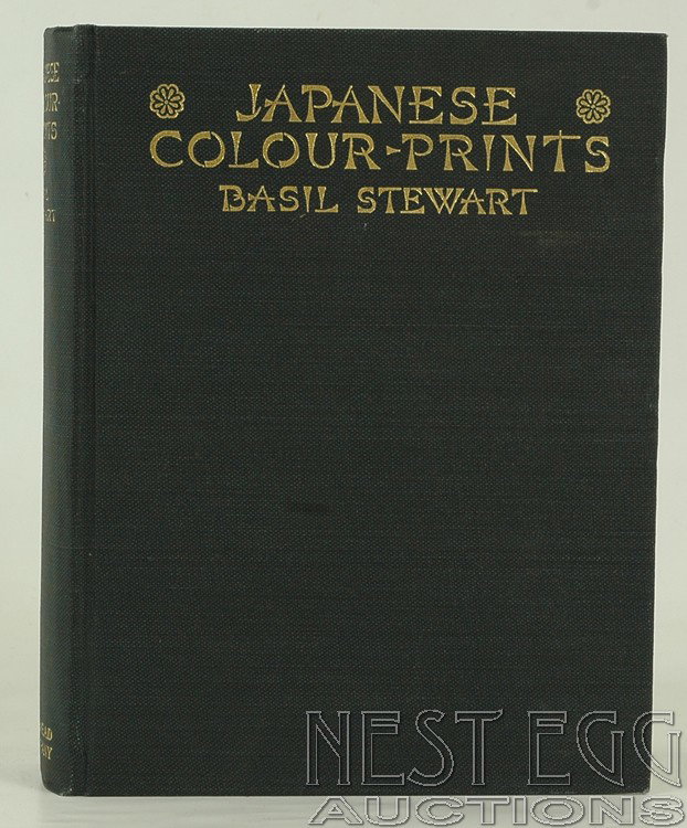 Japanese Colour Prints by Basil Stewart: Japanese Colour Prints and the Subjects They Illustrate by Basil Stewart. Dodd, Mead & Co.: New York. 1920. black cloth with gilt lettering on front board and spine. 8" x 10 1/4". 327 pages with color