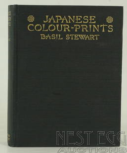 Japanese Colour Prints by Basil Stewart: Japanese Colour Prints and the Subjects They Illustrate by Basil Stewart. Dodd, Mead & Co.: New York. 1920. black cloth with gilt lettering on front board and spine. 8" x 10 1/4". 327 pages with