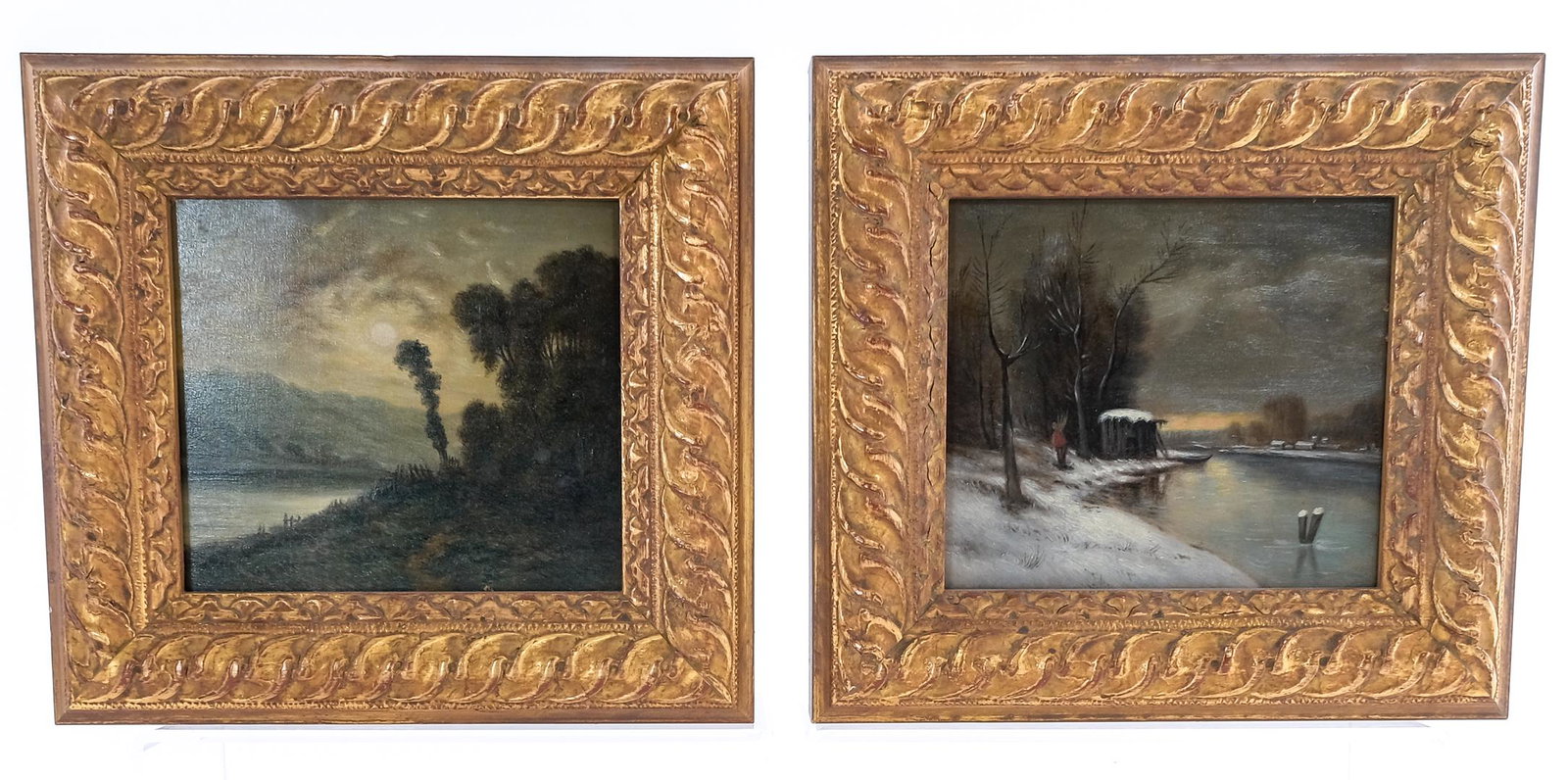 2 Small Format Oil on Board Paintings (1 of 5)