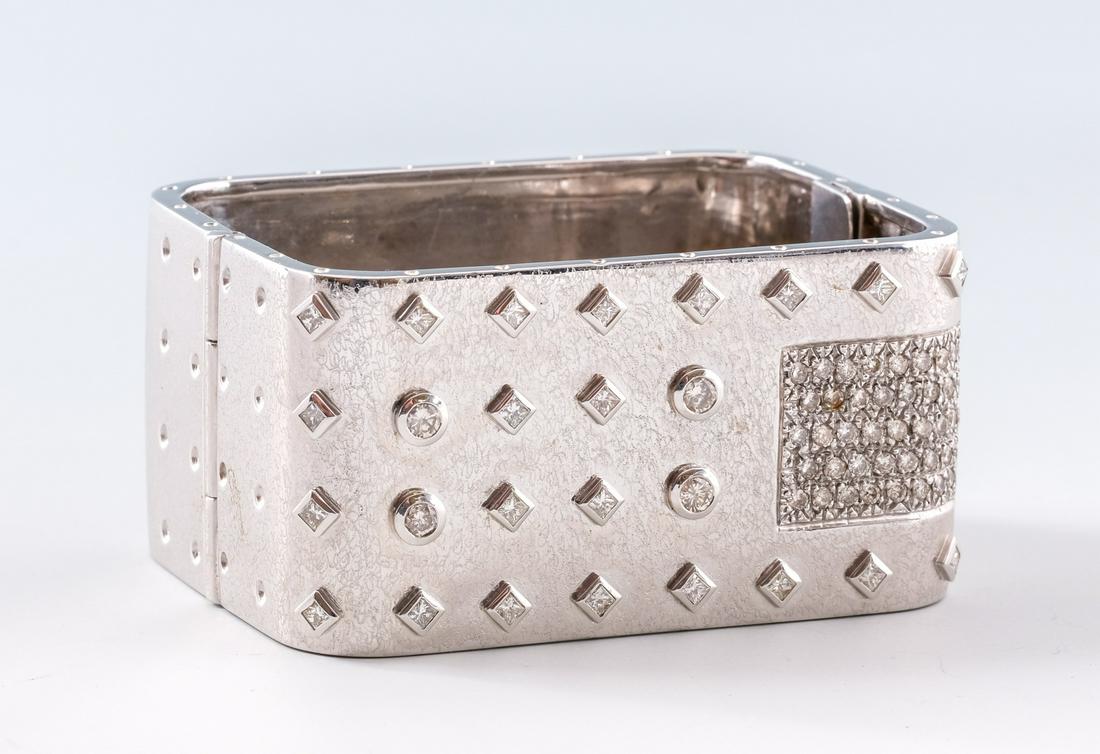 14K White Gold & Diamond Bracelet (1 of 7)