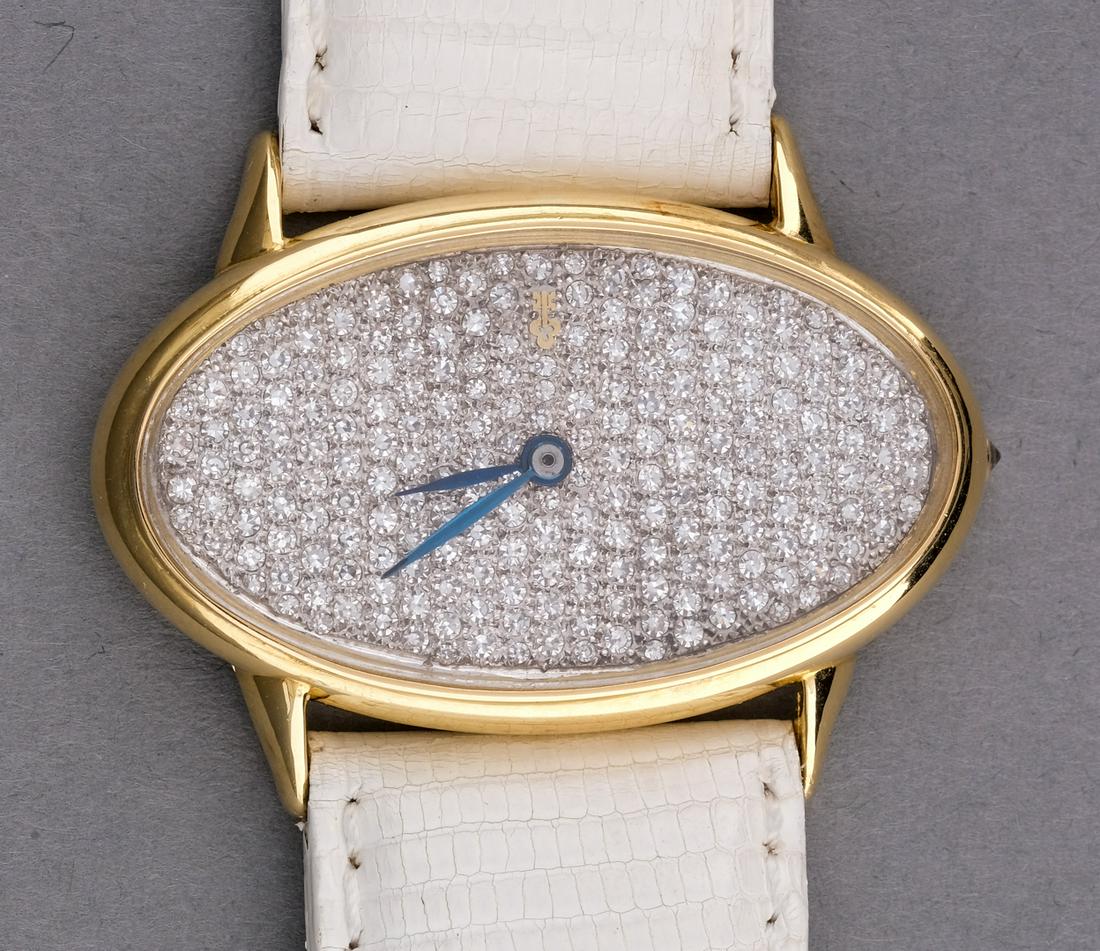 Corum 18K Gold & Diamond Face Watch (1 of 6)
