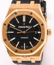 Mens Audemars Piguet 18K Rose Gold Royal Oak Watch