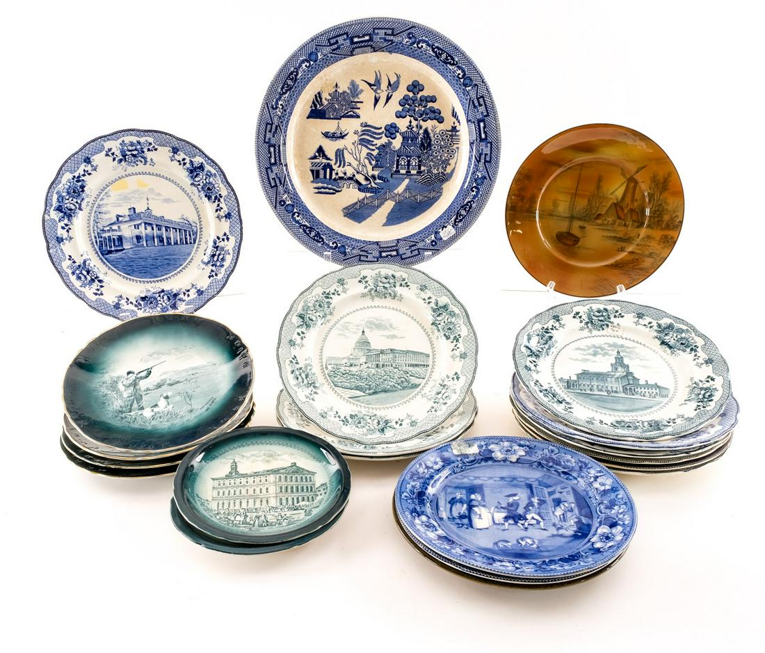 21 Buffalo Pottery Plates (1 of 5)