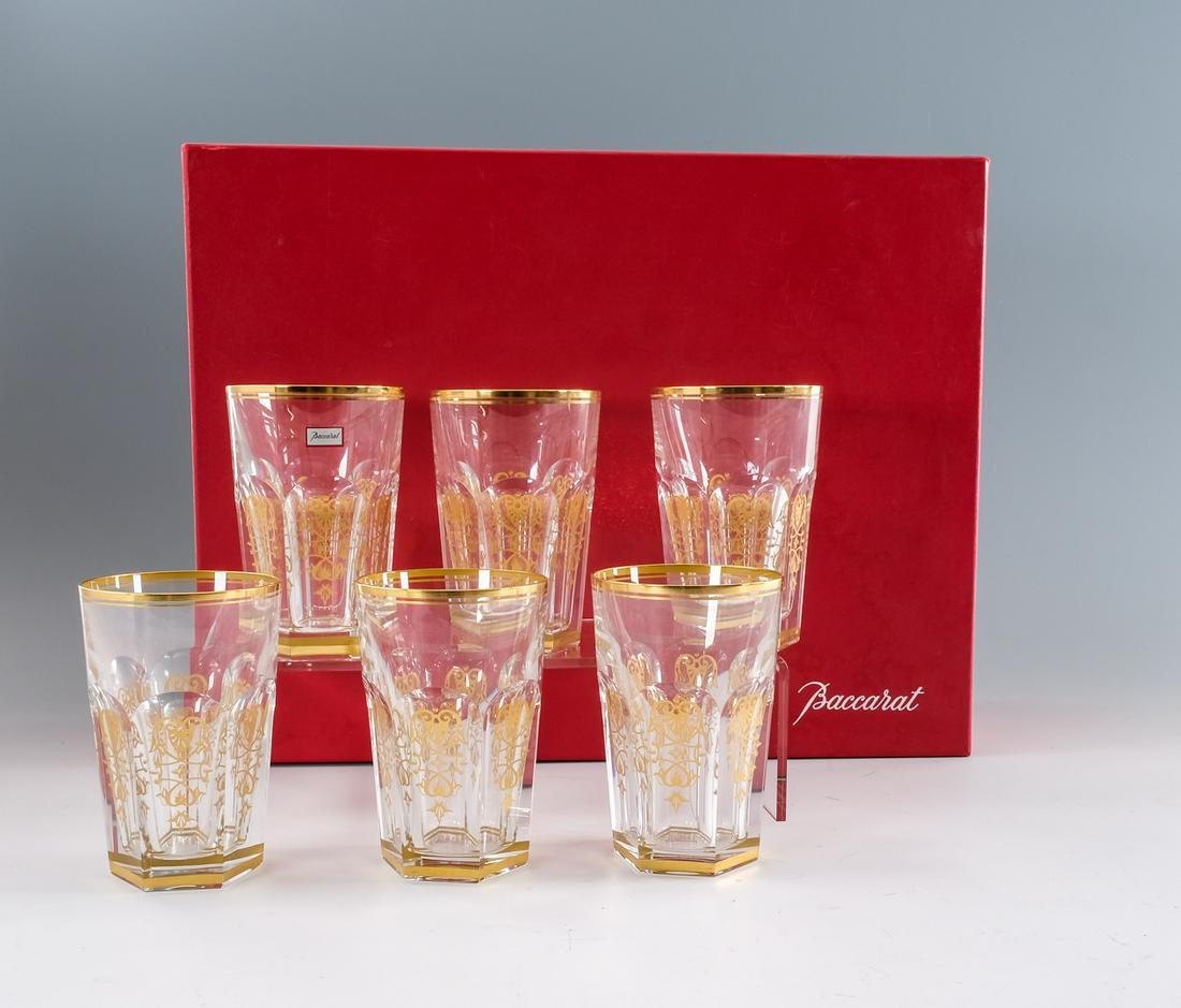 Set of 6 Baccarat Crystal Empire Tumblers (1 of 4)