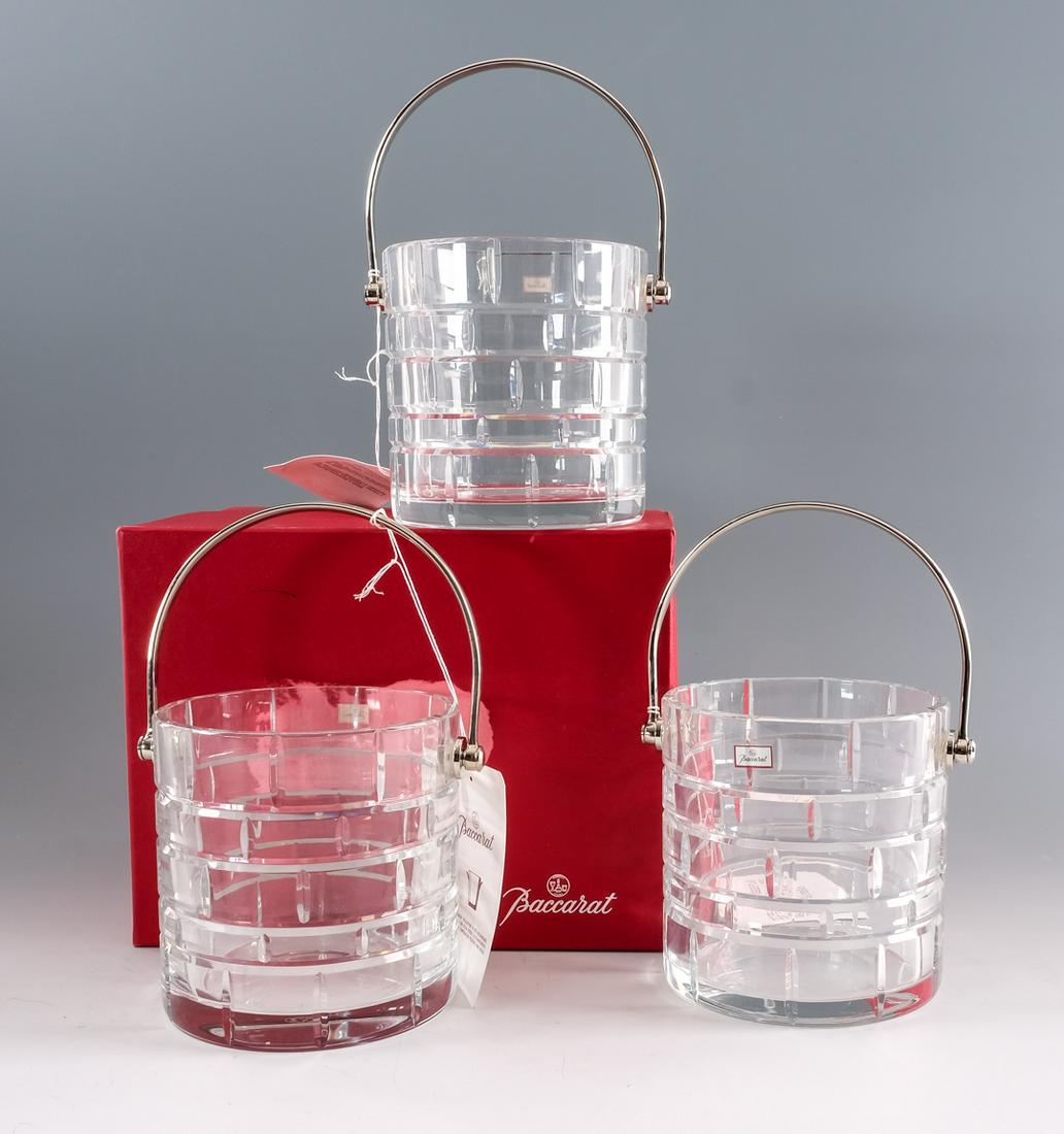 3 Baccarat Crystal Espalier Ice Buckets (1 of 4)