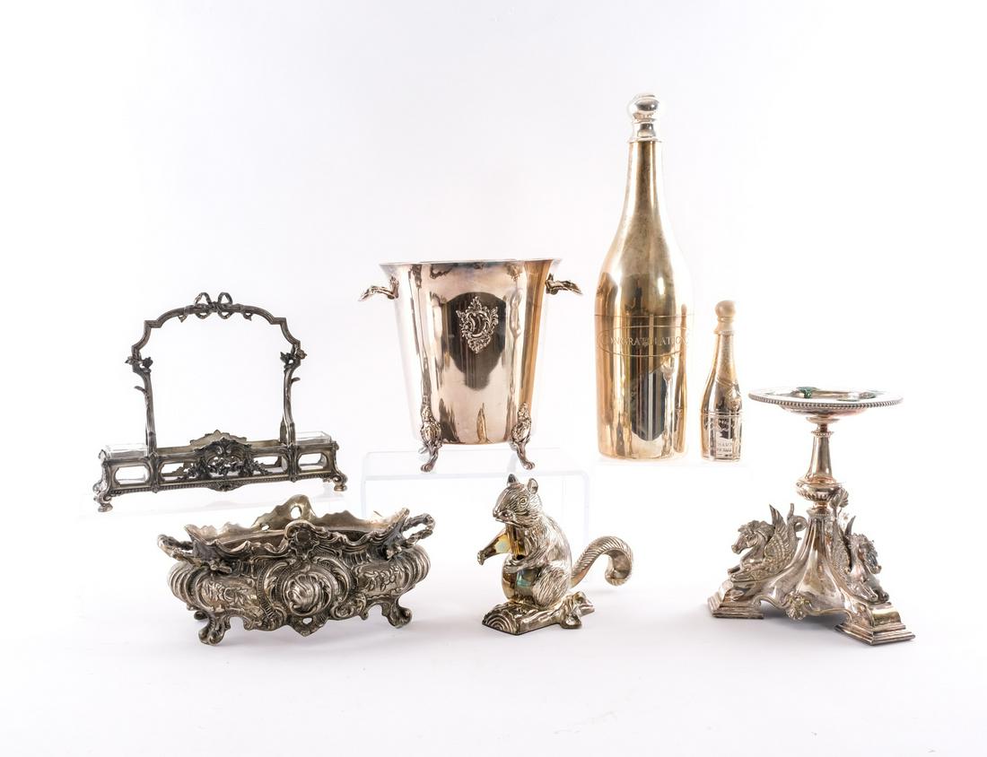 6 Pieces - Silverplate Items (1 of 4)