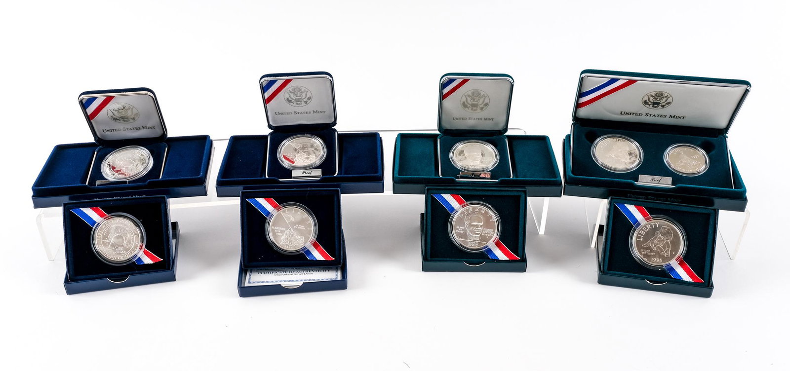 Lot of U.S. War Commemorative Silver Dollars (1 of 4)