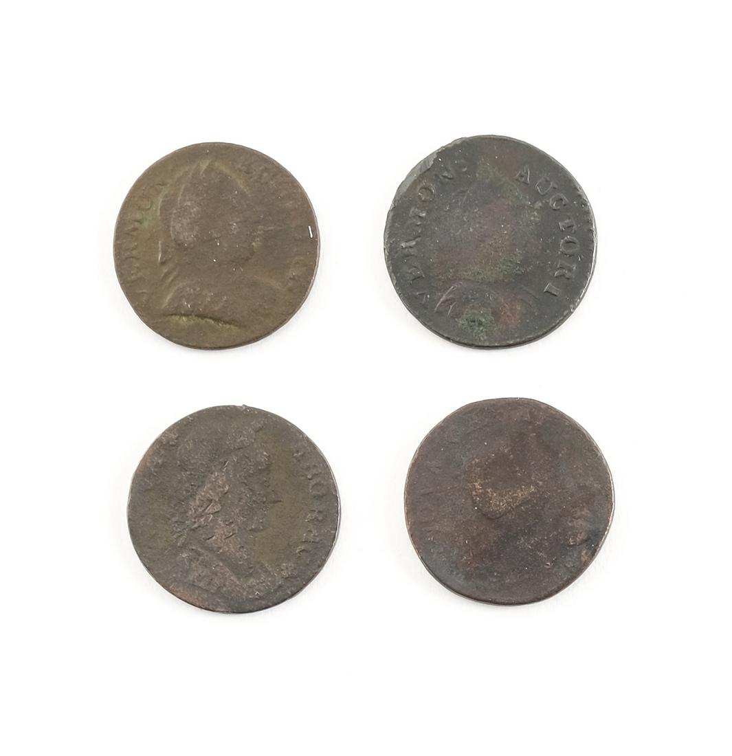 4 Colonial American Coins (1 of 4)