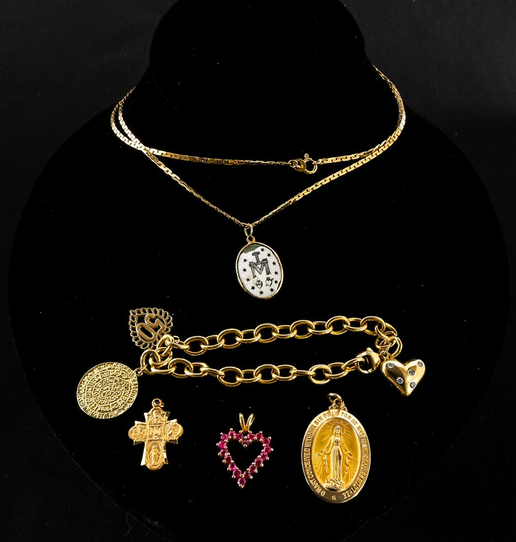 Lot of 14K Yellow Gold Jewelry (1 of 5)