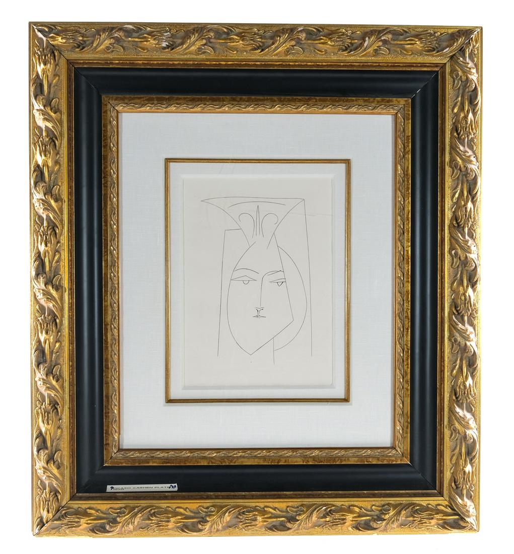 Pablo Picasso, Carmen, Plate I (1949) (1 of 4)