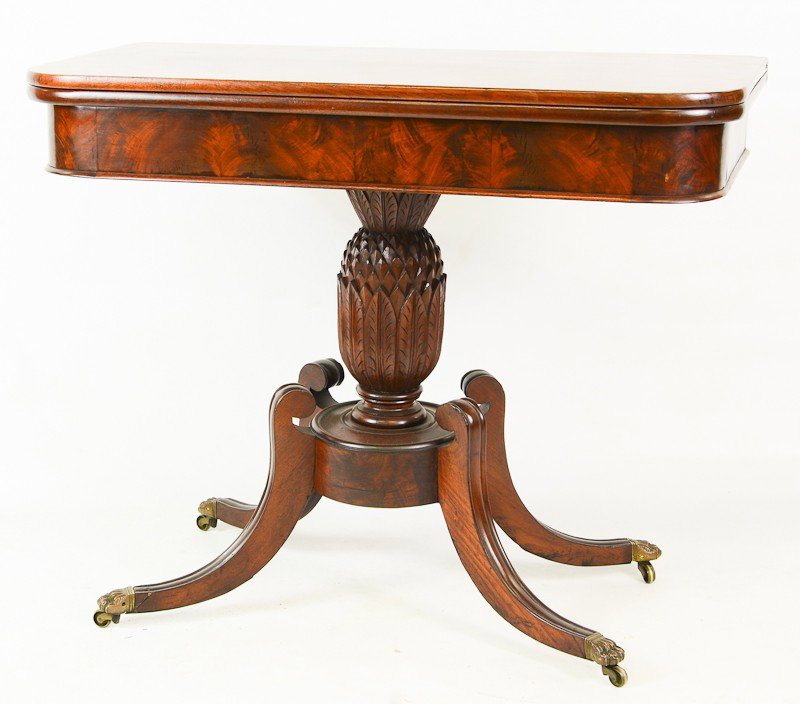 Mahogany flip top Games Table: 30" T x 36 Wide and square (open), excellent condition, first half of the 20th Century.