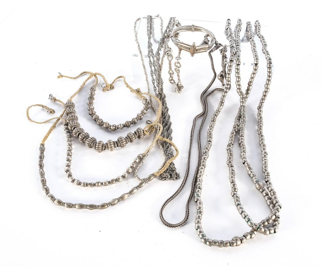 Large Silver Necklace and Bracelets Group (1 of 8)