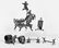 Group of Victorian silverplate table objects