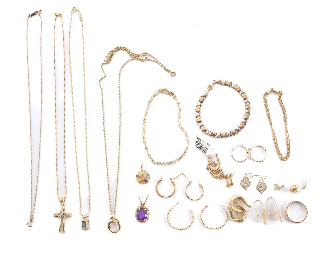 Estate 14k & 10K Jewelry Group (1 of 4)
