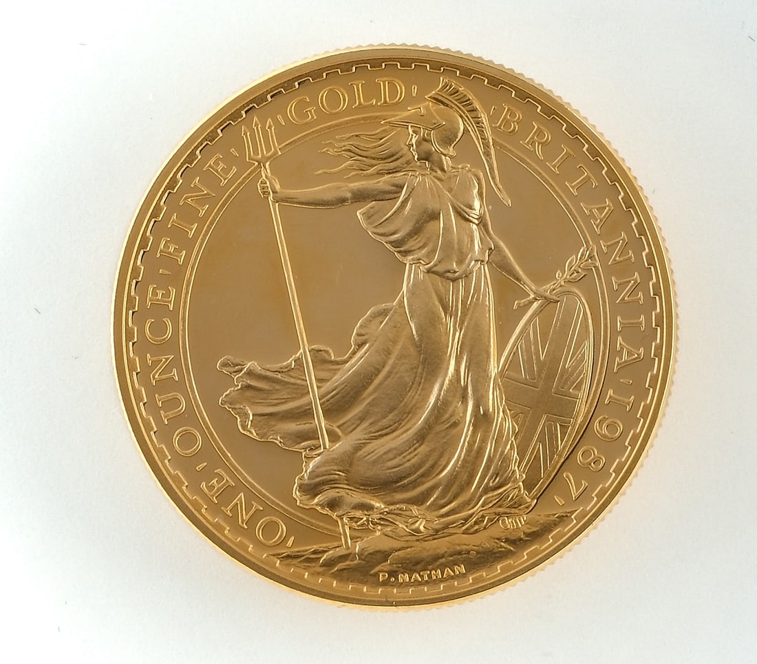 Great Britain 100 Pounds 1987 One Ounce Gold Proof (1 of 6)