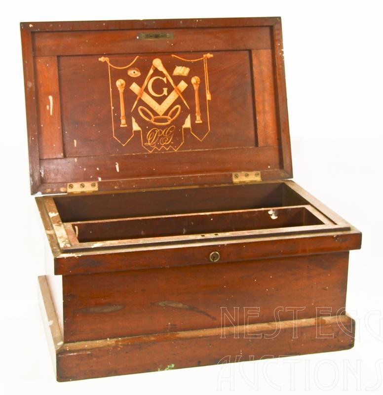 Hand Crafted Wood Masonic Tool Chest Sep 22, 2012 Nest Egg Auctions
