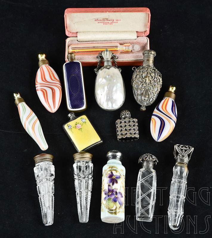 Fourteen Piece Vintage and Antique Perfumes Lot